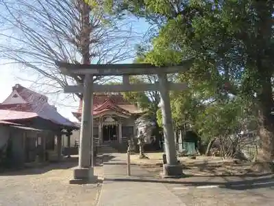 大久保青木神社の鳥居