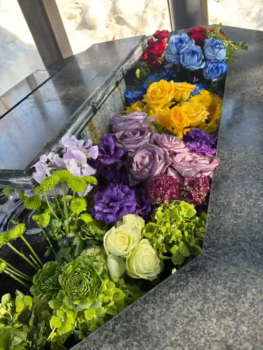 新琴似神社の手水舎