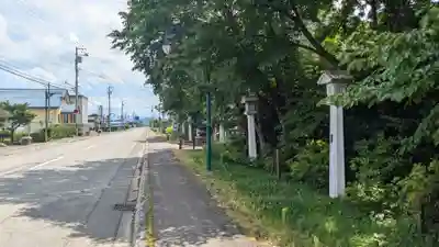 比布神社の周辺