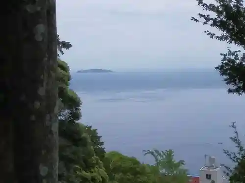 伊豆山神社の景色