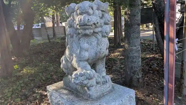 公園八幡宮の狛犬