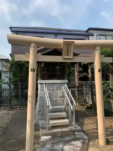 神明大明神社の鳥居