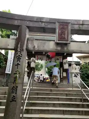 櫛田神社の鳥居