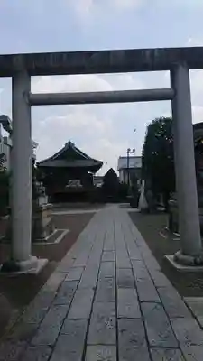 健田須賀神社の鳥居