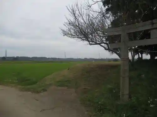裏つくば、恋瀬川沿いの神社(茨城県)