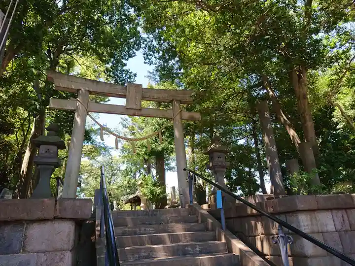 篠原八幡神社の鳥居