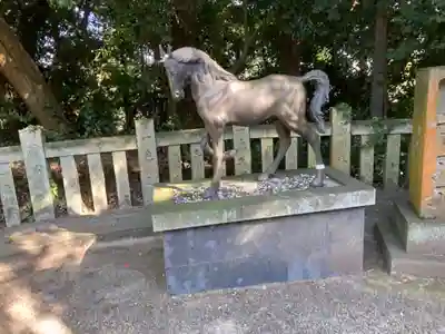 飯積神社の狛犬
