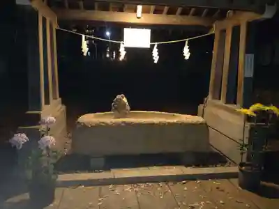 森野住吉神社の手水舎