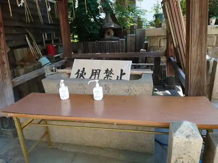 比賣許曾神社の手水舎