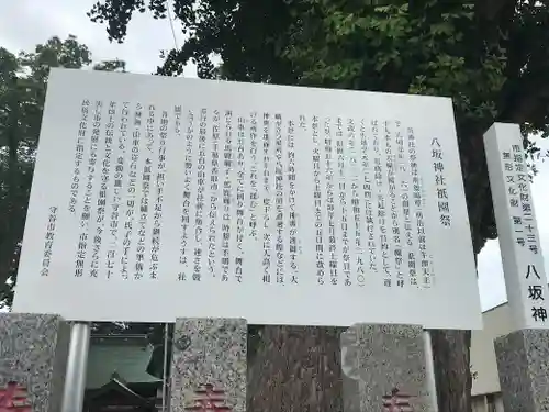 守谷総鎮守 八坂神社の歴史