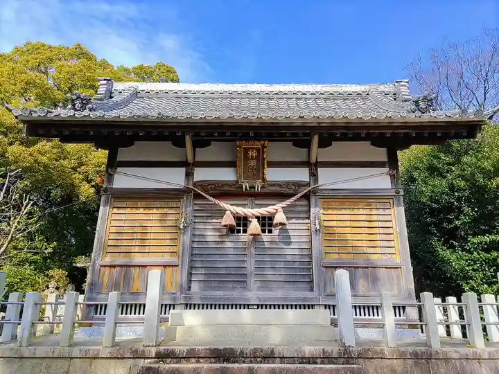 石井神明社の本殿・本堂