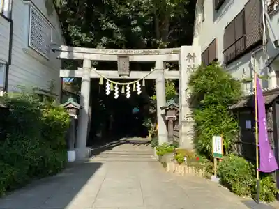 戸越八幡神社の鳥居
