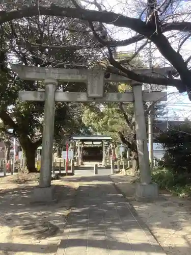 八幡社（栄生八幡社）の鳥居