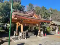 亀ケ池八幡宮の手水