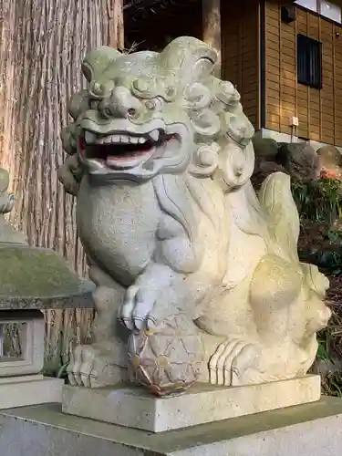 須山浅間神社の狛犬