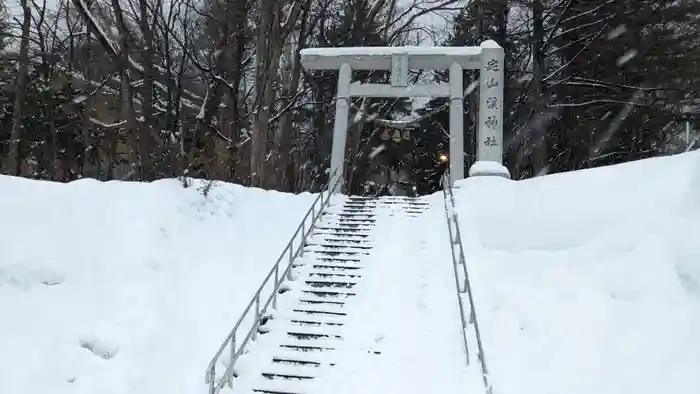 定山渓神社の鳥居