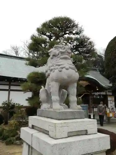 足利織姫神社の狛犬