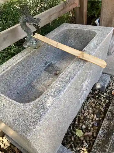 成子天神社の手水