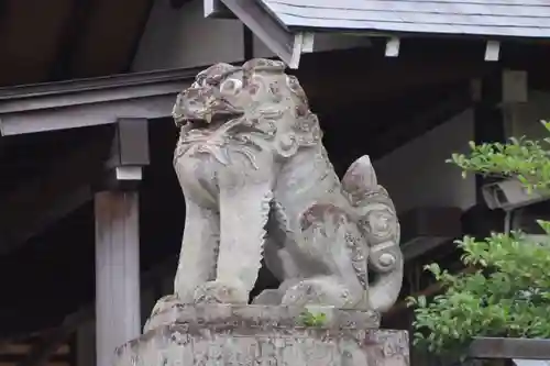 開成山大神宮の狛犬