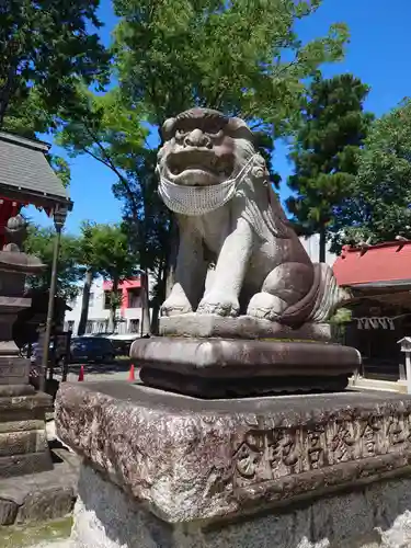 諏訪八幡神社の狛犬