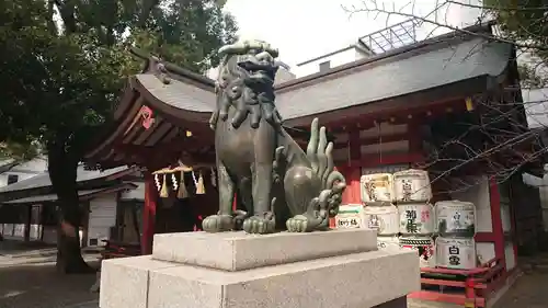 御霊神社の狛犬