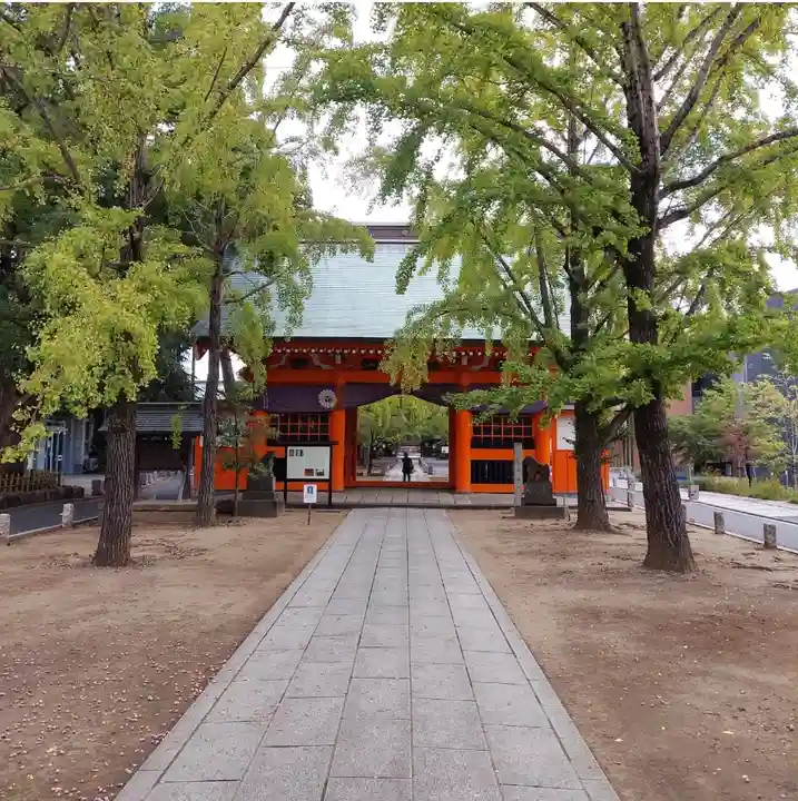 葛飾八幡宮の山門・神門