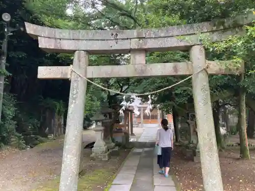 千足神社の鳥居