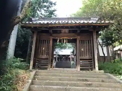 櫛梨神社の山門・神門