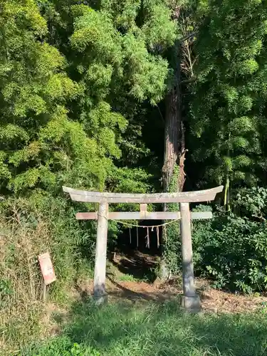 雷神社の鳥居