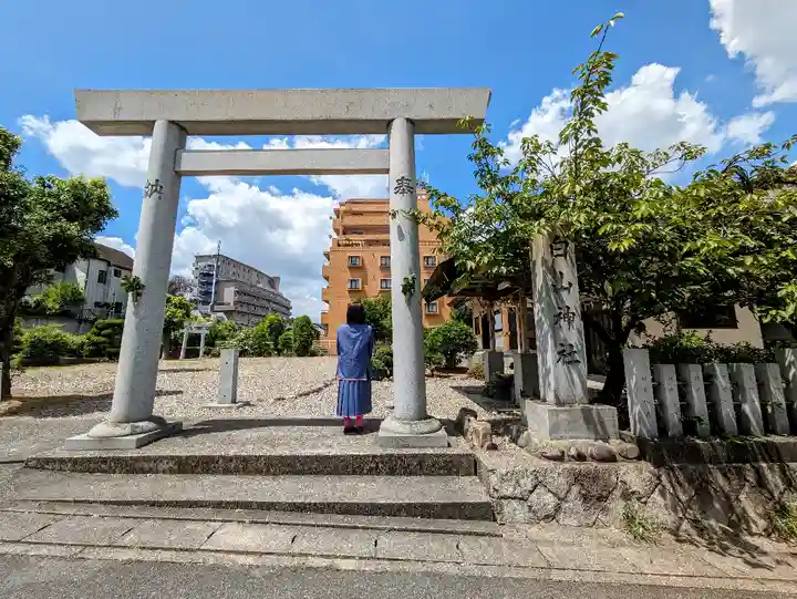 白山神社(西城)の鳥居