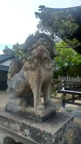 小川八幡宮の狛犬