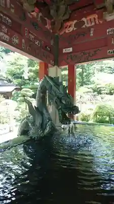 北口本宮冨士浅間神社の手水舎