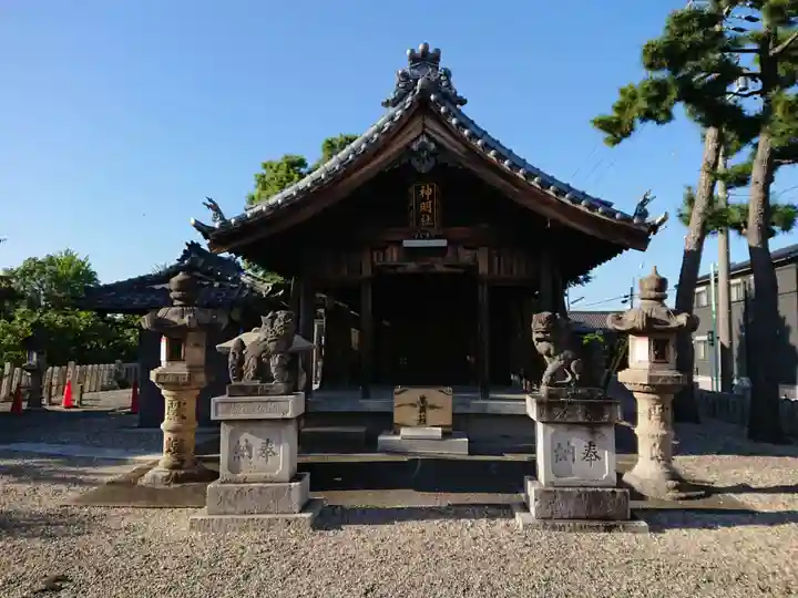 神明社(小碓)の本殿・本堂