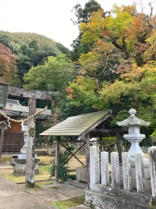 伊福部神社の手水舎