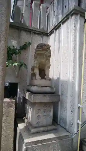 綱敷天神社御旅社の狛犬