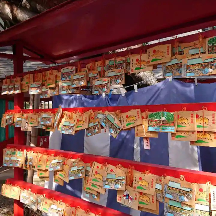 生島足島神社の絵馬