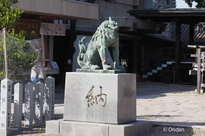 射楯兵主神社の狛犬