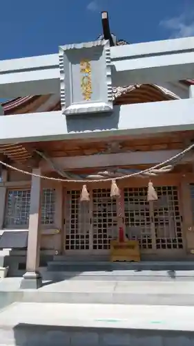 牧崎八幡宮の本殿・本堂