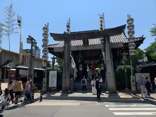 櫛田神社の鳥居