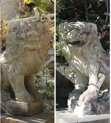 真田山 三光神社の狛犬