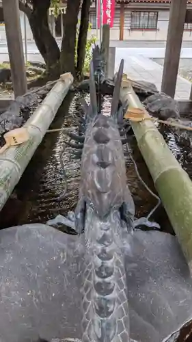 田縣神社の手水舎