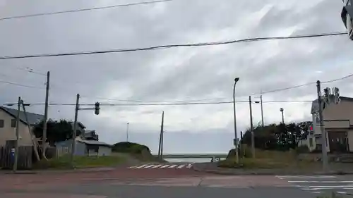 天塩厳島神社の景色
