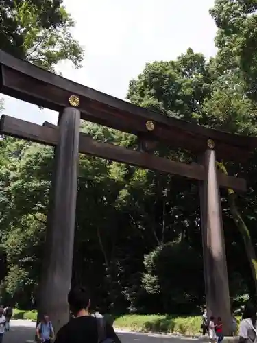 明治神宮の鳥居