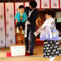 三津厳島神社の七五三参