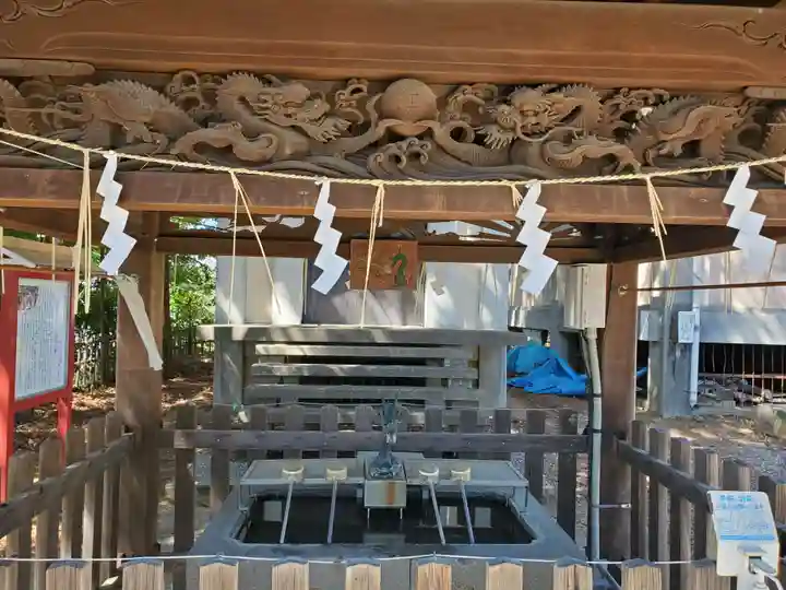 神峰神社の手水舎