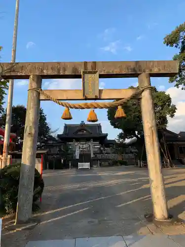 村國真墨田神社の鳥居