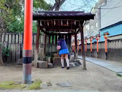 赤土稲荷大明神の手水舎