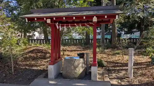 柞祖霊社の手水舎