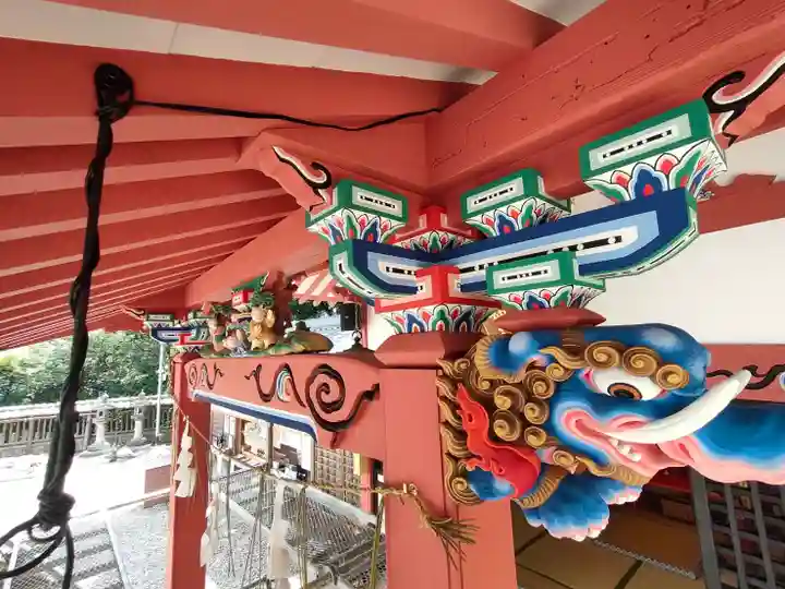 柏原八幡宮の芸術