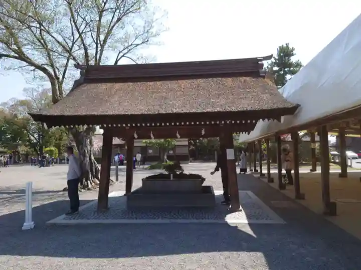 尾張大國霊神社(国府宮)の手水舎